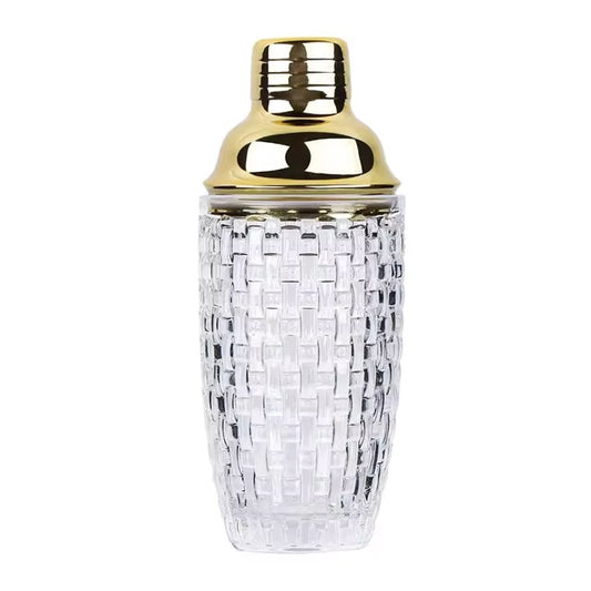 Elegant Glass Cocktail Shaker