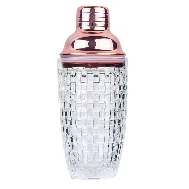 Elegant Glass Cocktail Shaker