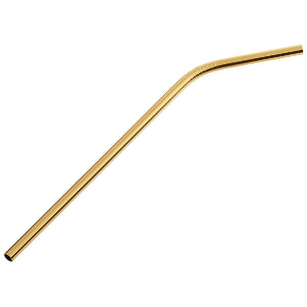 Gold Stainless Steel Straws (3-Pack)